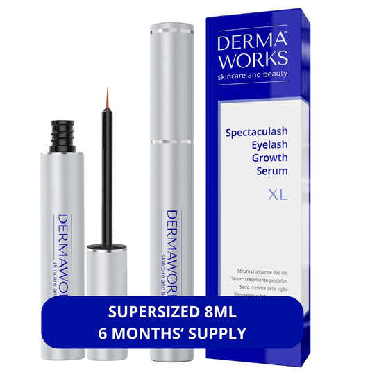 SPECTACULASH XL LASH SERUM for Eyelash Growth - Eyelash Serum to Grow Lashes - Suero Para Pestañas Crecimiento - Lash Conditioner for Growth & Volume Lashes - Sérum Para Pestañas by DERMAWORKS