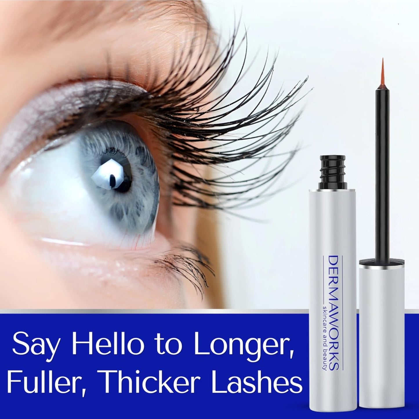 SPECTACULASH XL LASH SERUM for Eyelash Growth - Eyelash Serum to Grow Lashes - Suero Para Pestañas Crecimiento - Lash Conditioner for Growth & Volume Lashes - Sérum Para Pestañas by DERMAWORKS