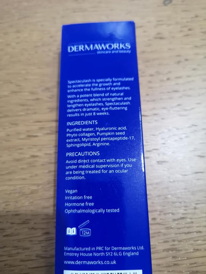 SPECTACULASH XL LASH SERUM for Eyelash Growth - Eyelash Serum to Grow Lashes - Suero Para Pestañas Crecimiento - Lash Conditioner for Growth & Volume Lashes - Sérum Para Pestañas by DERMAWORKS